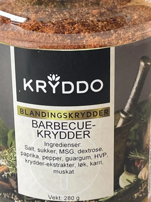 Barbecue krydder 280 gram i boks