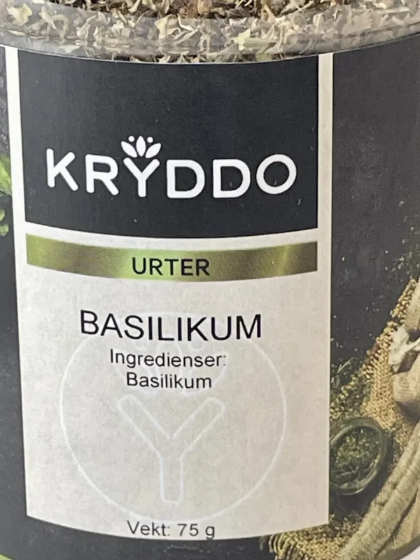 Basilikum 75 gram i boks