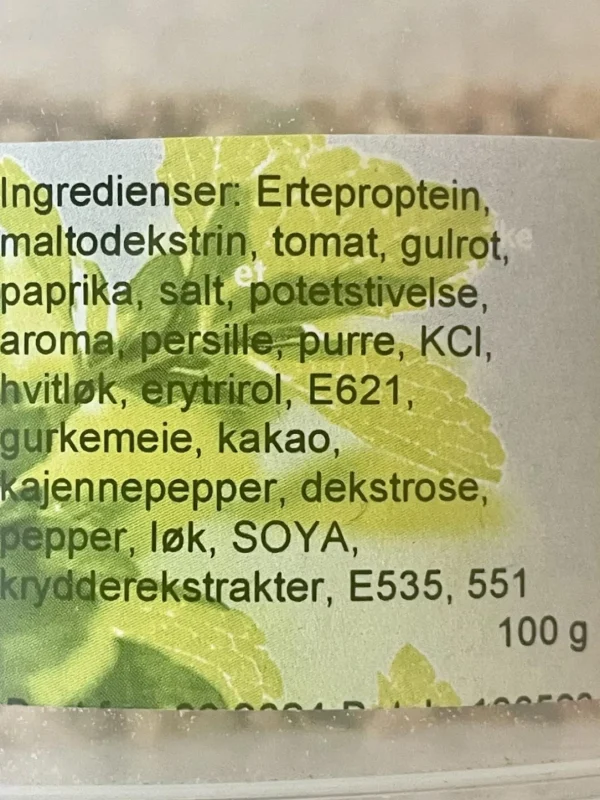 Chili Sin Carne 10 bokser á 100 gram