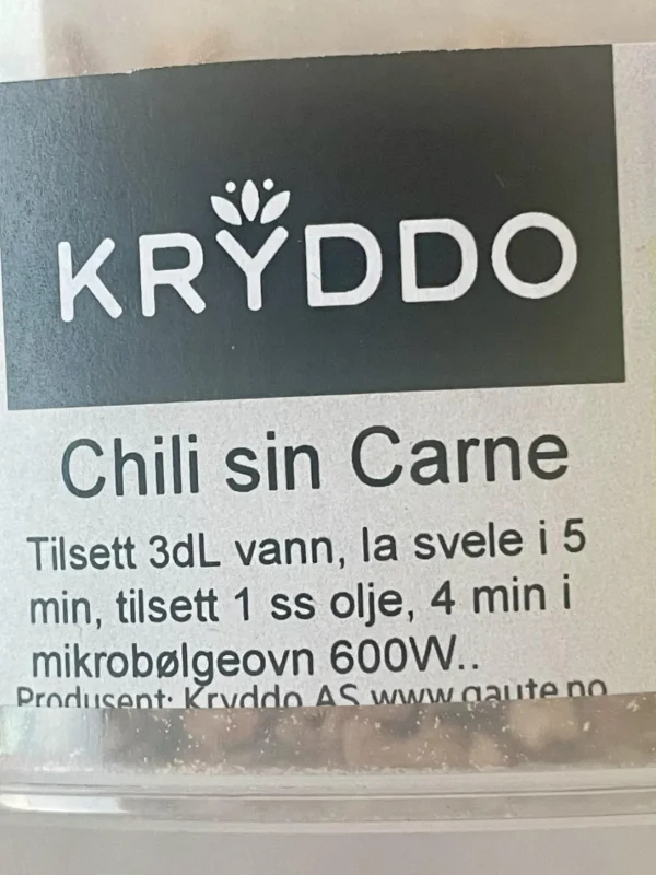 Chili Sin Carne og Vegetar Tacomix 10 bokser á 100 gram