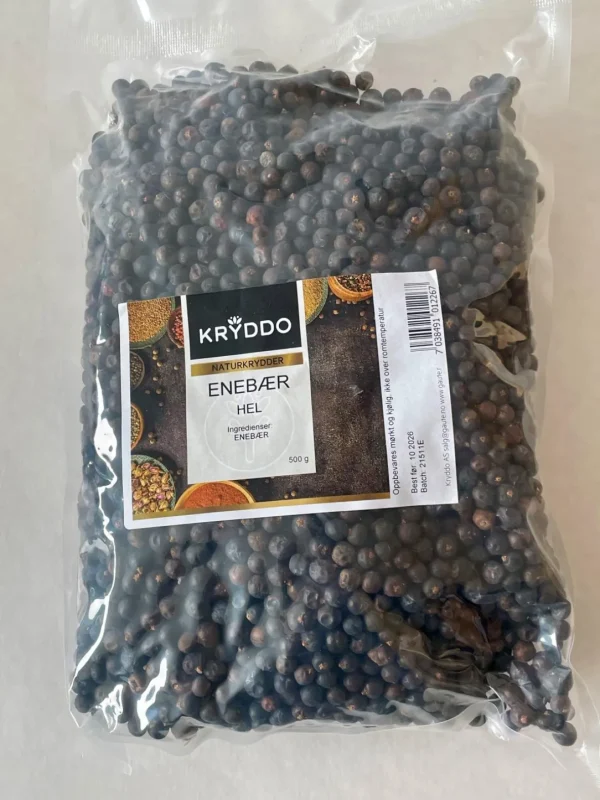 Enebær hel 500 gram