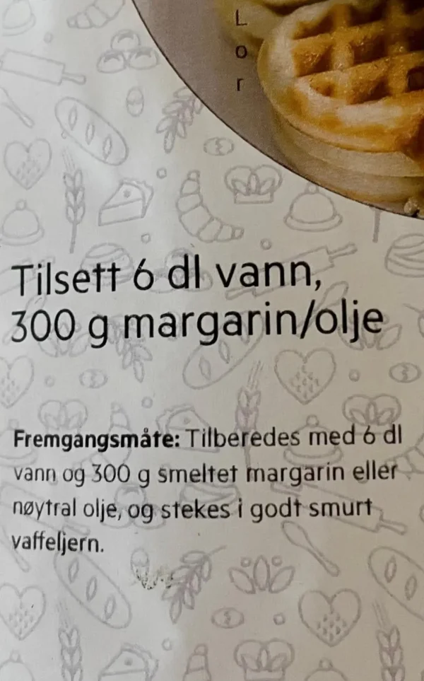 FIF Vafler Lavkarbo Sukker- og Glutenfri 454 g