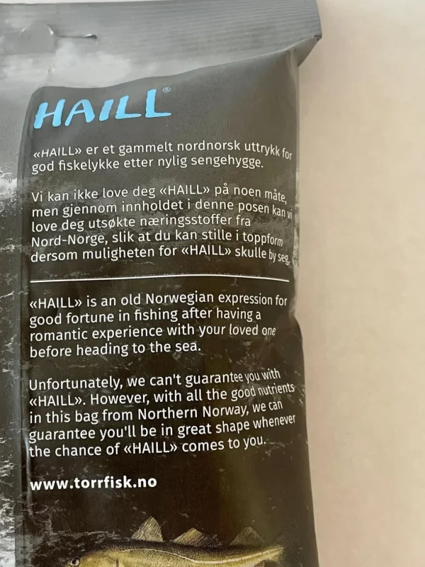 Haill Tørrfiskchips Havsalt 30 gram