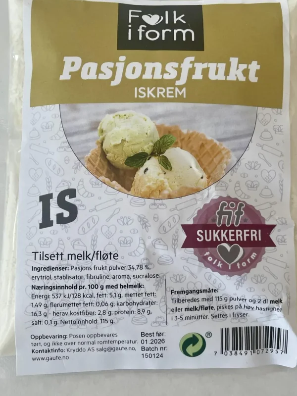 Is Pasjonsfrukt Sukkerfri Ekte Fruktpulver