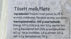 Is Pasjonsfrukt Sukkerfri Ekte Fruktpulver