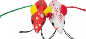 Juleleke Xmas Set Mouse Plysj 7cm