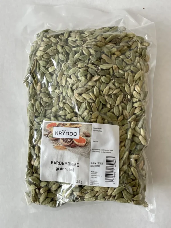 Kardemomme grønn hel 500 gram