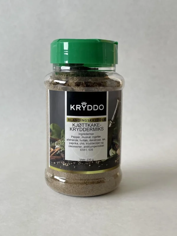 Kjøttkakekrydder 230 gram i Boks