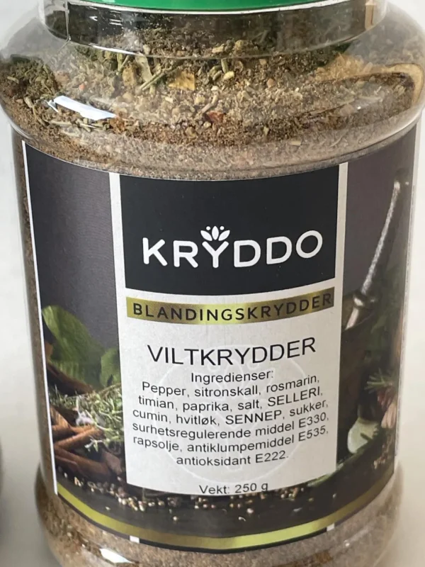 Krydderpakke: Vilt- og lam krydderblanding