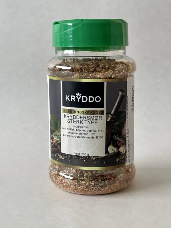 Kryddersmør sterk 250 gram i boks