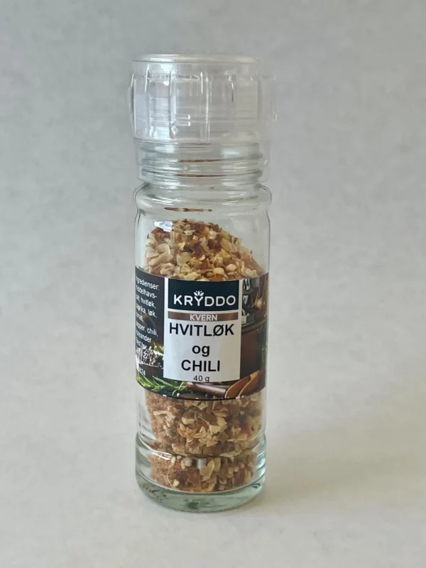 Kvern Hvitløk og Chili 40 gram