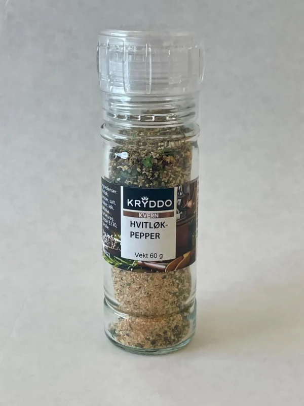 Kvern Hvitløkpepper 60 gram