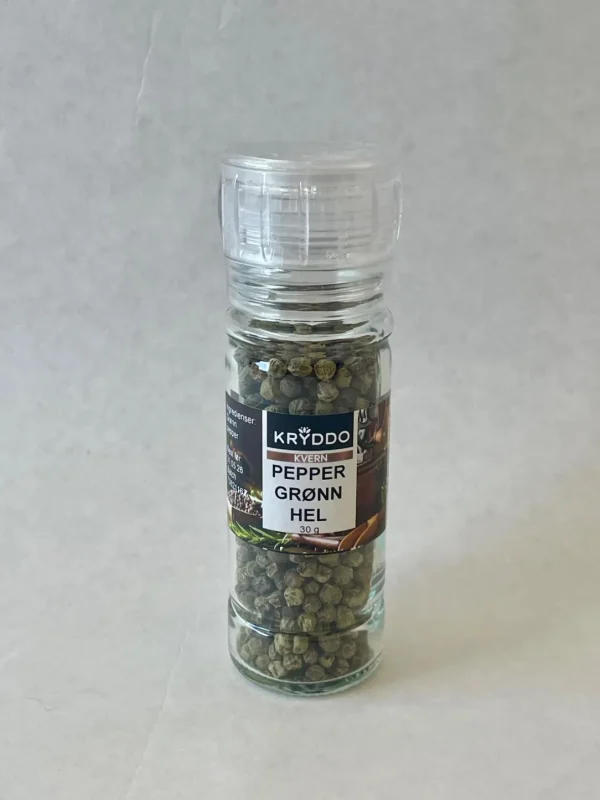 Kvern Pepper Grønn Hel 30 gram