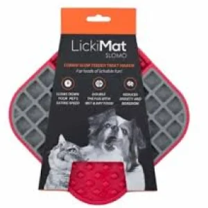 LickiMat Slomo Rød 20 cm