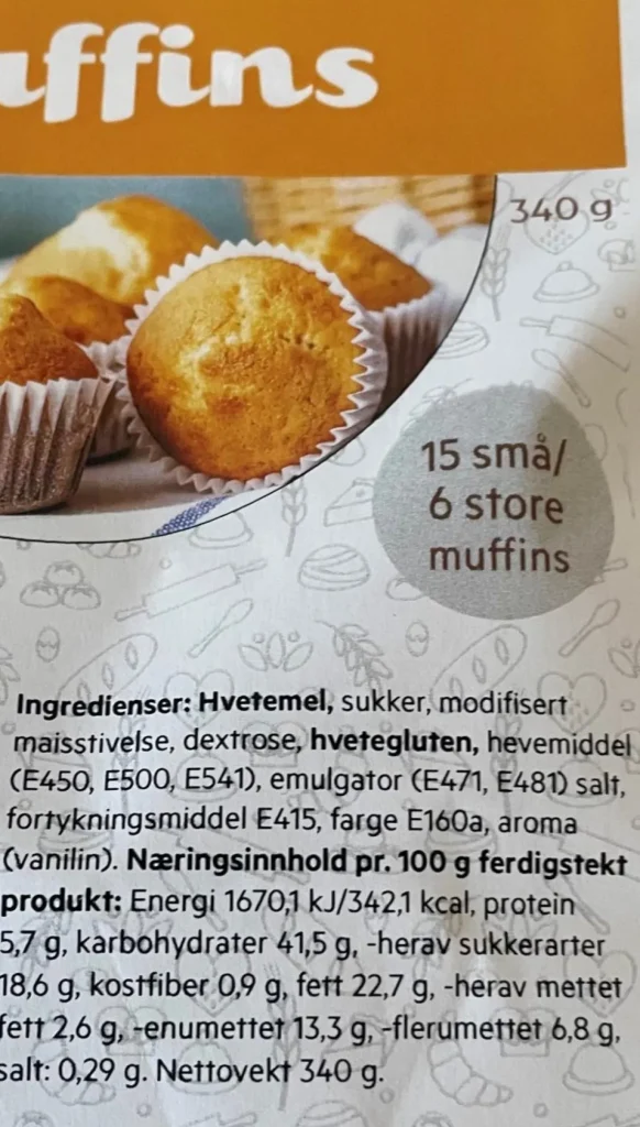Lys Muffins 5 poser