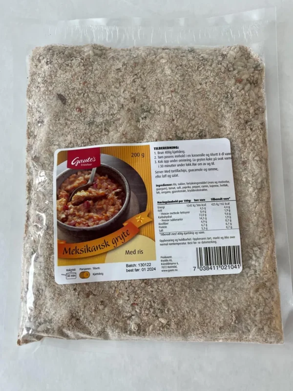 Meksikansk gryte 10 pk