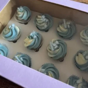 Mini Cupcakes eske, plass til 12, med innlegg 10pk