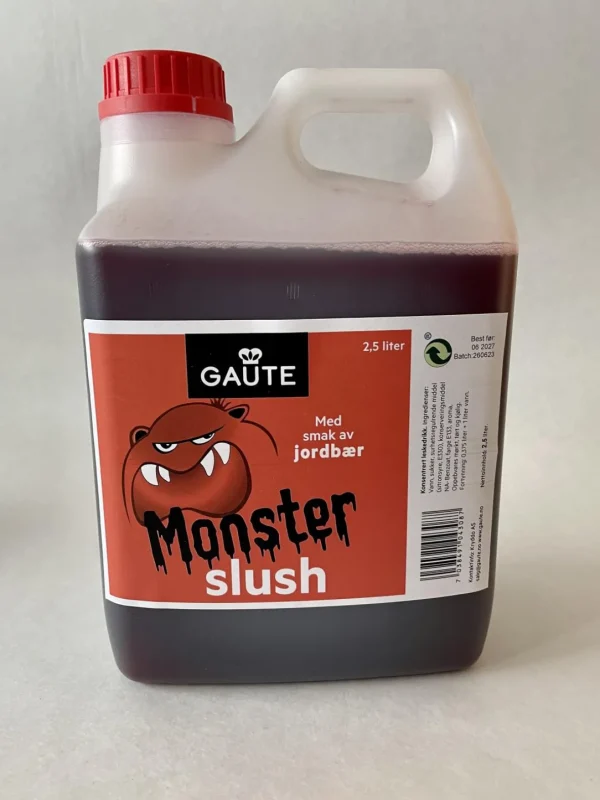 MonsterSlush Jordbær 2,5 liter