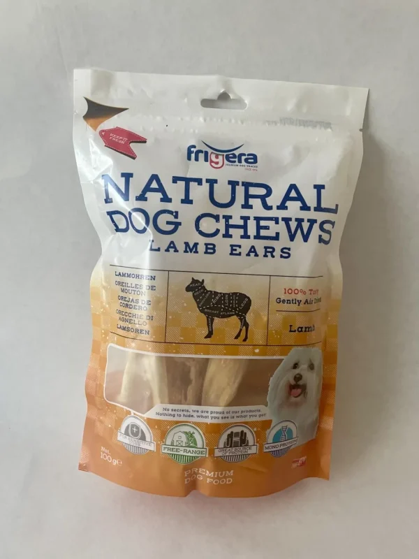 Natural Dog Chews Lammeører 250 g