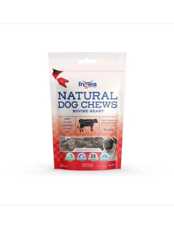 Natural Dog Chews Oksehjerter 250 g