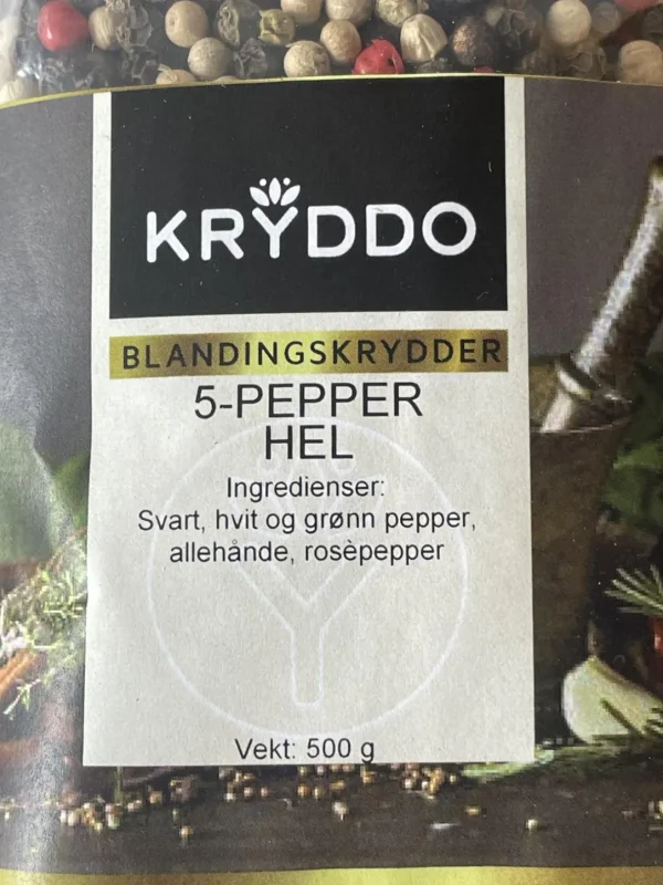 5-pepper hel 500g