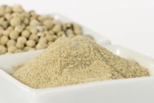 Pepper hvit malt 250 gram i boks