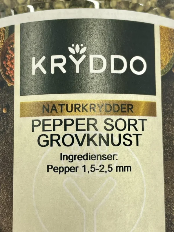 Pepper sort grovknust 250 gram i boks