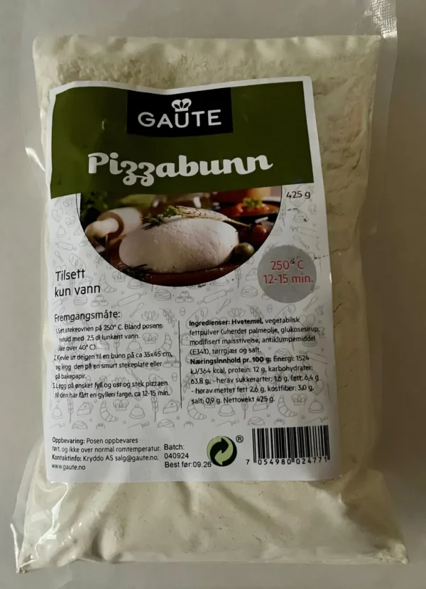 Pizzabunn 5 poser