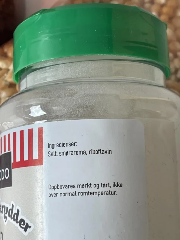 Popcorn med smøraromakrydder og kokosolje