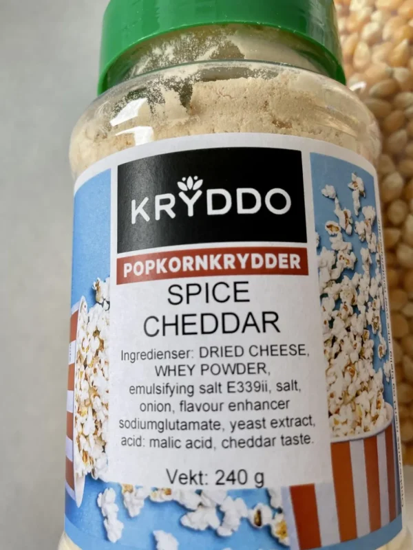 Popcornkrydder Cheddar 200 gram