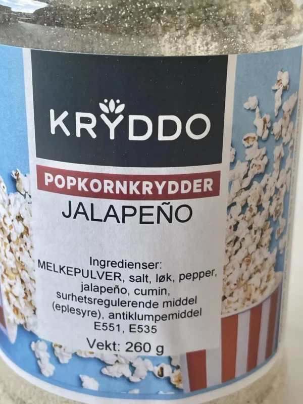 Popcornkrydder Jalapeño 260 gram