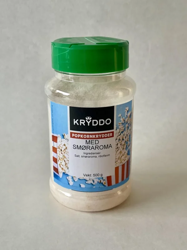 Popcornkrydder med salt og smøraroma 500 gram
