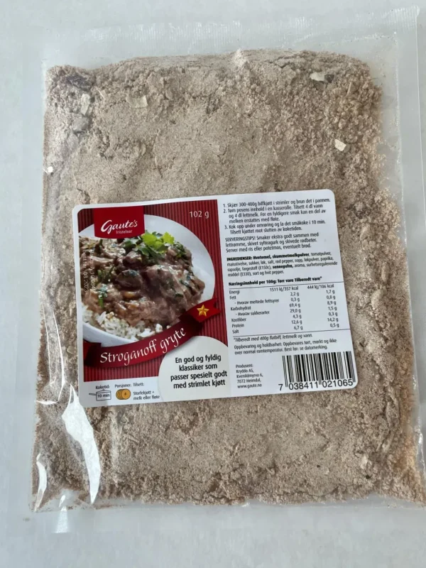 Stroganoff gryte 10 pk