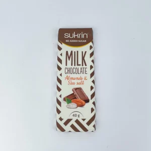 Sukrin Milk Chocolate Almonds & sea salt