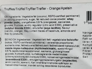 Trøfler La Praline Appelsin
