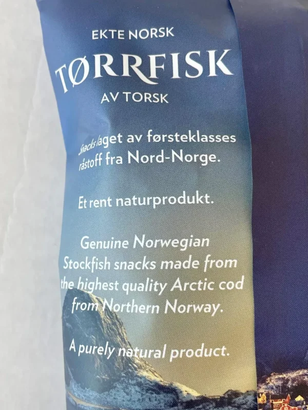 Tørrfisk Ekte Norsk 50 gram
